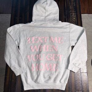 ▶️ Lonely Ghost ◀️ Text Me When You Get Home Baby Pink Small